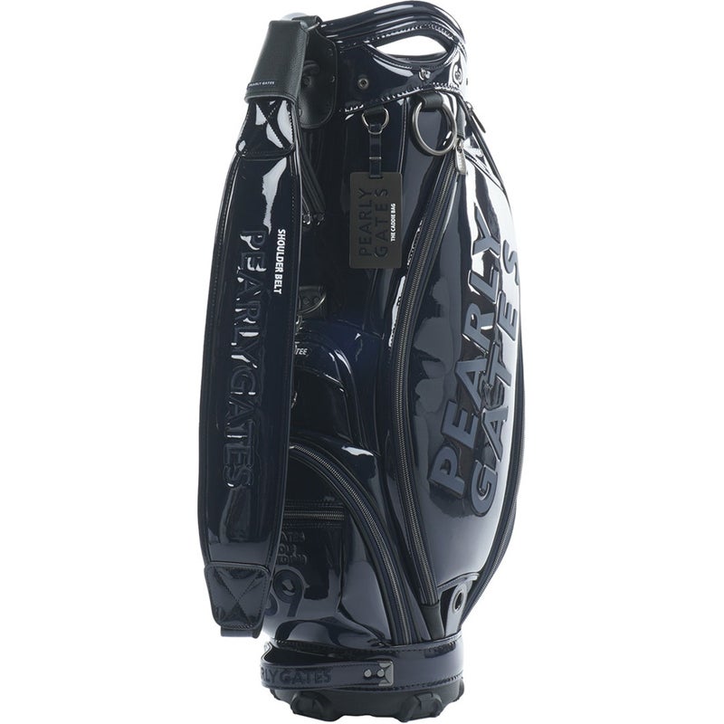 パーリーゲイツ PEARLY GATES メンズ レディース ユニセックス THE CADDIE BAG キャディバッグ (46インチ対応) (UNISEX) PAMG67GF ブラック 詳細1