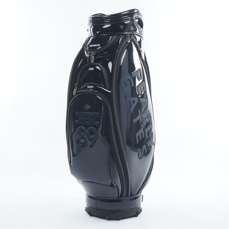 パーリーゲイツ PEARLY GATES メンズ レディース ユニセックス THE CADDIE BAG キャディバッグ (46インチ対応) (UNISEX) PAMG67GF ブラック 詳細2