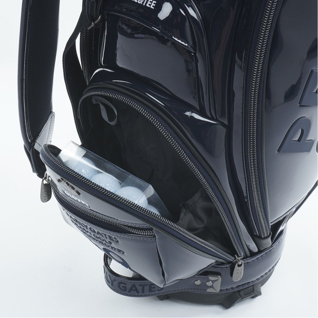 パーリーゲイツ PEARLY GATES メンズ レディース ユニセックス THE CADDIE BAG キャディバッグ (46インチ対応) (UNISEX) PAMG67GF ブラック 詳細5