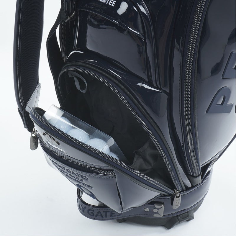 パーリーゲイツ PEARLY GATES メンズ レディース ユニセックス THE CADDIE BAG キャディバッグ (46インチ対応) (UNISEX) PAMG67GF ブラック 詳細5