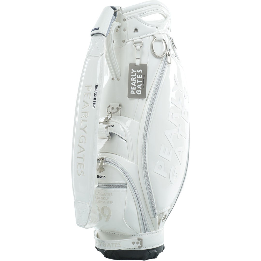 パーリーゲイツ PEARLY GATES メンズ レディース ユニセックス THE CADDIE BAG キャディバッグ (46インチ対応) (UNISEX) PAMG67GF ホワイト 詳細8
