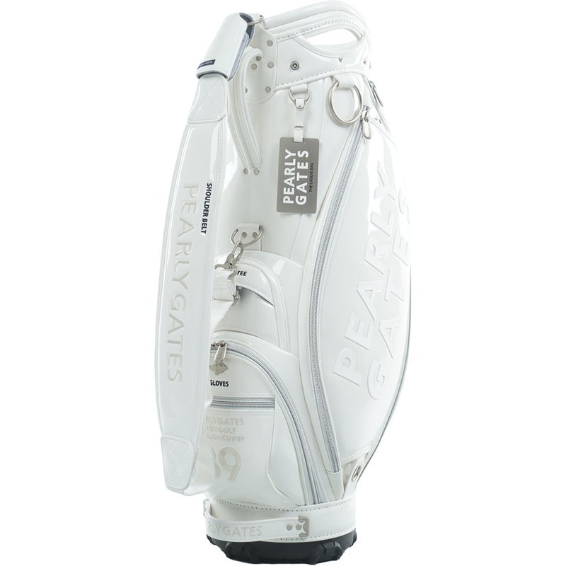 パーリーゲイツ PEARLY GATES メンズ レディース ユニセックス THE CADDIE BAG キャディバッグ (46インチ対応) (UNISEX) PAMG67GF ホワイト 詳細8