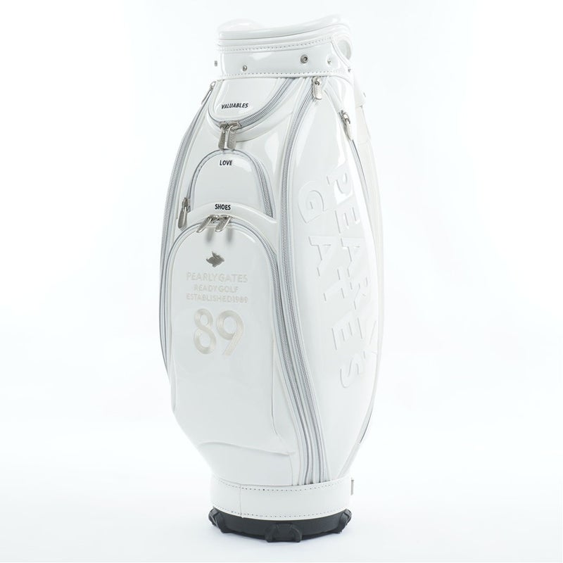 パーリーゲイツ PEARLY GATES メンズ レディース ユニセックス THE CADDIE BAG キャディバッグ (46インチ対応) (UNISEX) PAMG67GF ホワイト 詳細9