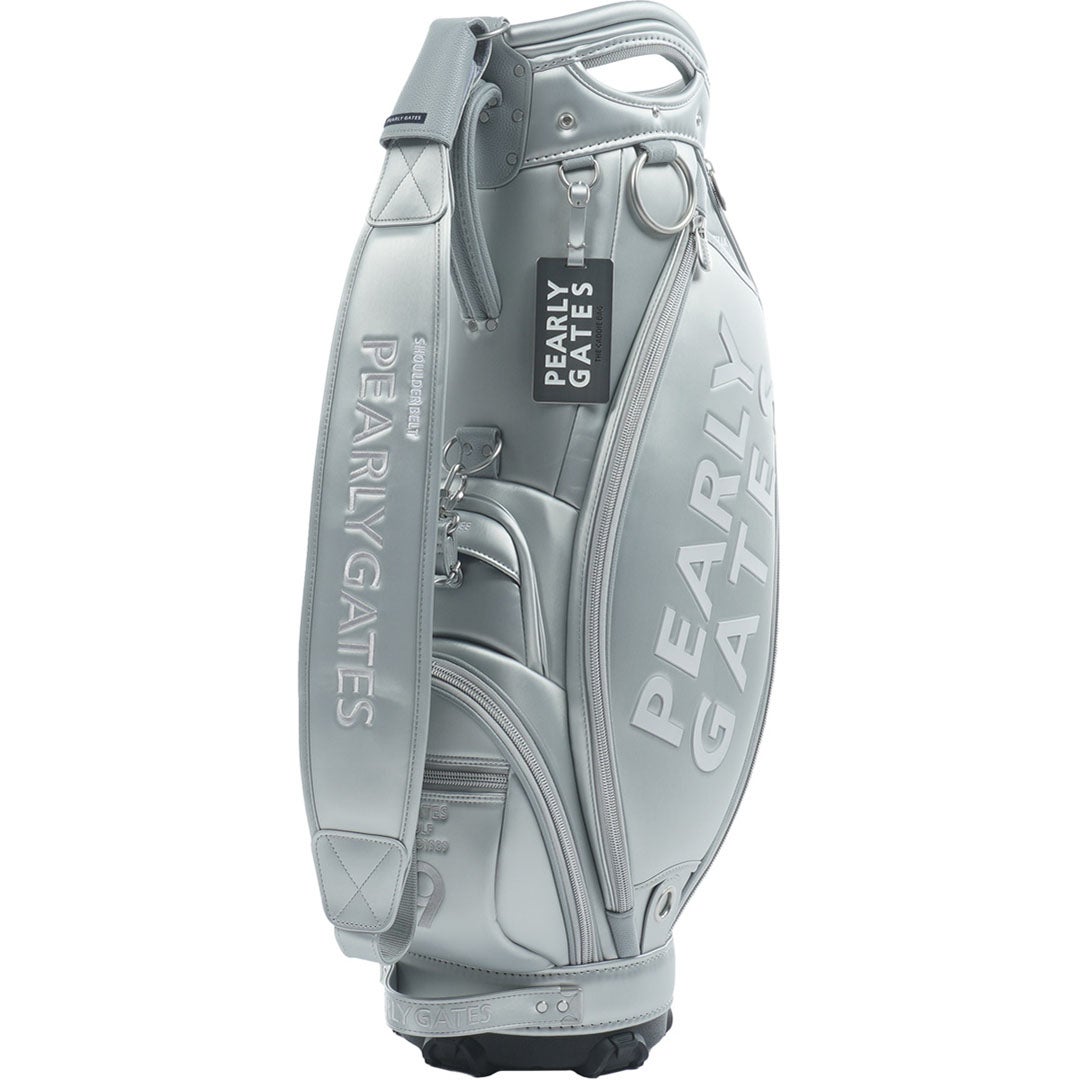 パーリーゲイツ PEARLY GATES メンズ レディース ユニセックス THE CADDIE BAG キャディバッグ (46インチ対応) (UNISEX) PAMG67GF シルバー 詳細11