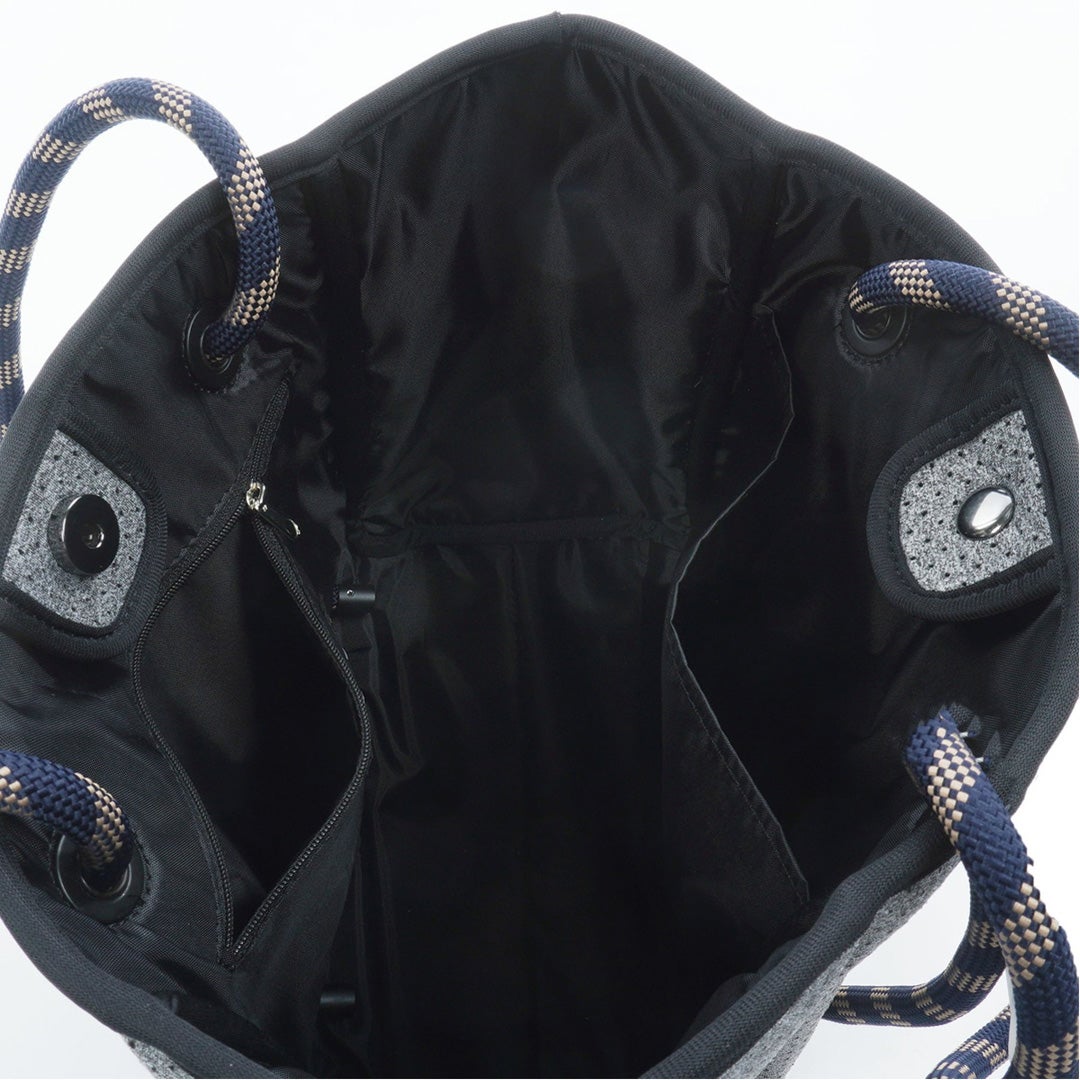 MASTER BUNNY EDITION マスターバニーエディション メンズ レディース ユニセックス メッシュネオプレーンカートBAG MBMG62BF グレー 詳細5