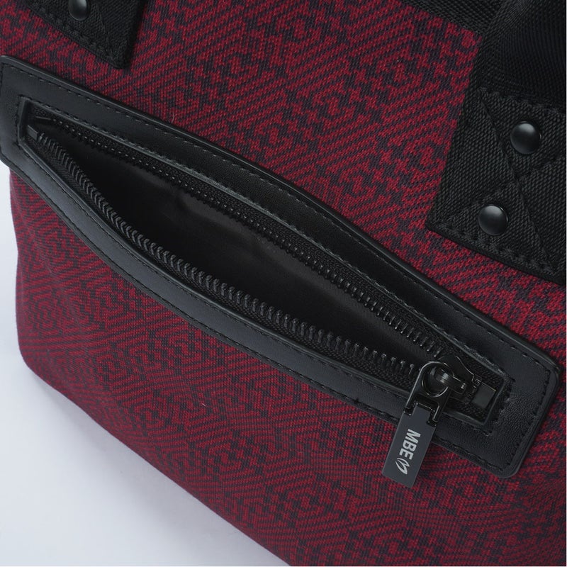MASTER BUNNY EDITION マスターバニーエディション メンズ レディース ユニセックス 千鳥柄カートBAG MBMG62EF レッド 詳細4