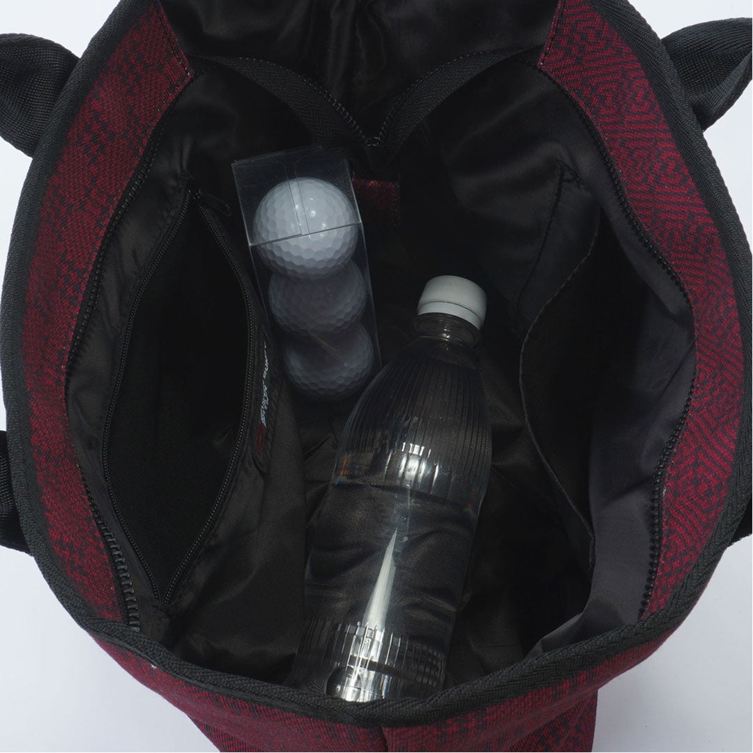 MASTER BUNNY EDITION マスターバニーエディション メンズ レディース ユニセックス 千鳥柄カートBAG MBMG62EF レッド 詳細6