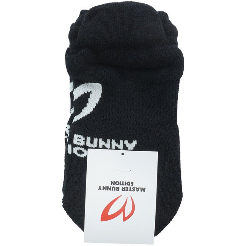 MASTER BUNNY EDITION [マスターバニーエディション]メンズ ロゴシューズインSOX　ブラック　詳細2