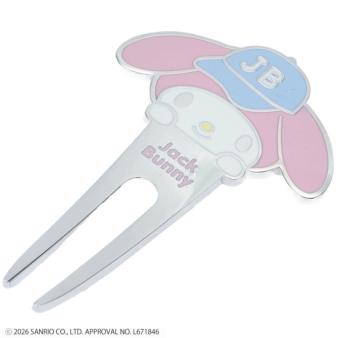 ジャックバニー Jack Bunny!! メンズ レディース ユニセックス 【マイメロディ・クロミ　コラボレーション】グリーンフォーク (UNISEX) JBMG63AF ピンク 詳細2