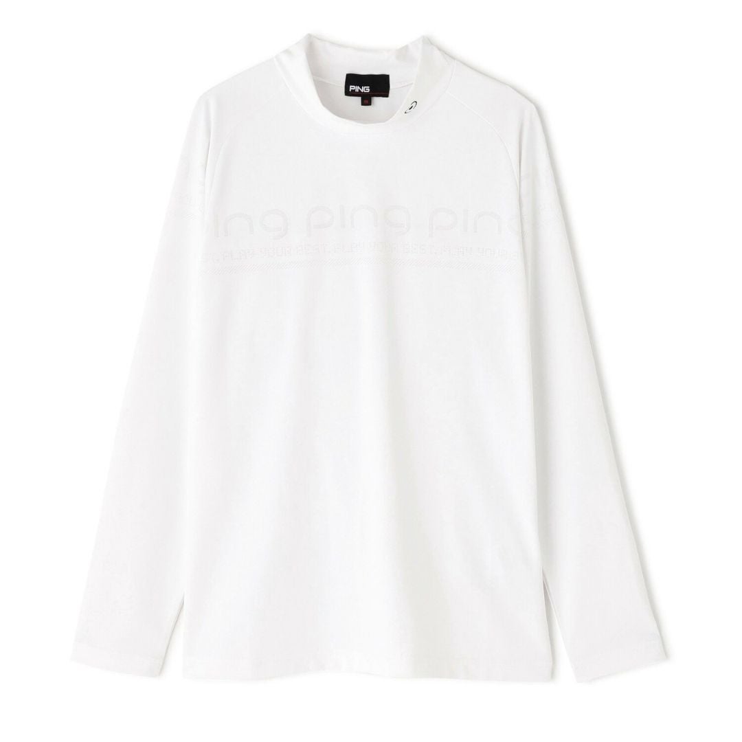 PING APPAREL ピンアパレル レディース 長袖ハイネック ホワイト