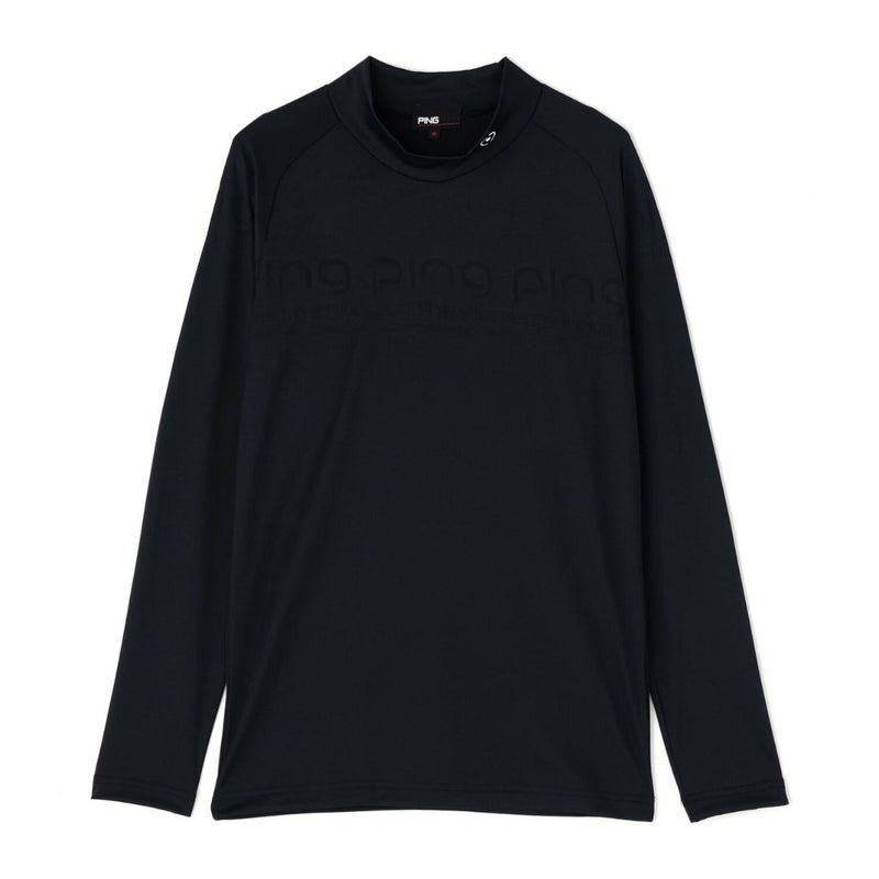 PING APPAREL ピンアパレル レディース 長袖ハイネック ブラック