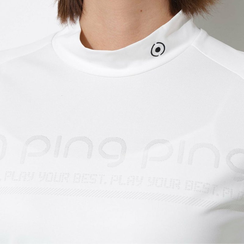 PING APPAREL ピンアパレル レディース 長袖ハイネック ホワイト 詳細5