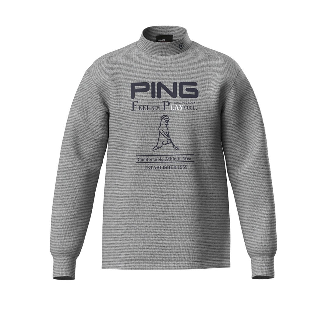 ピンアパレル]【PING APPAREL】冷感ポンチハイネックシャツ ＜NATIVE