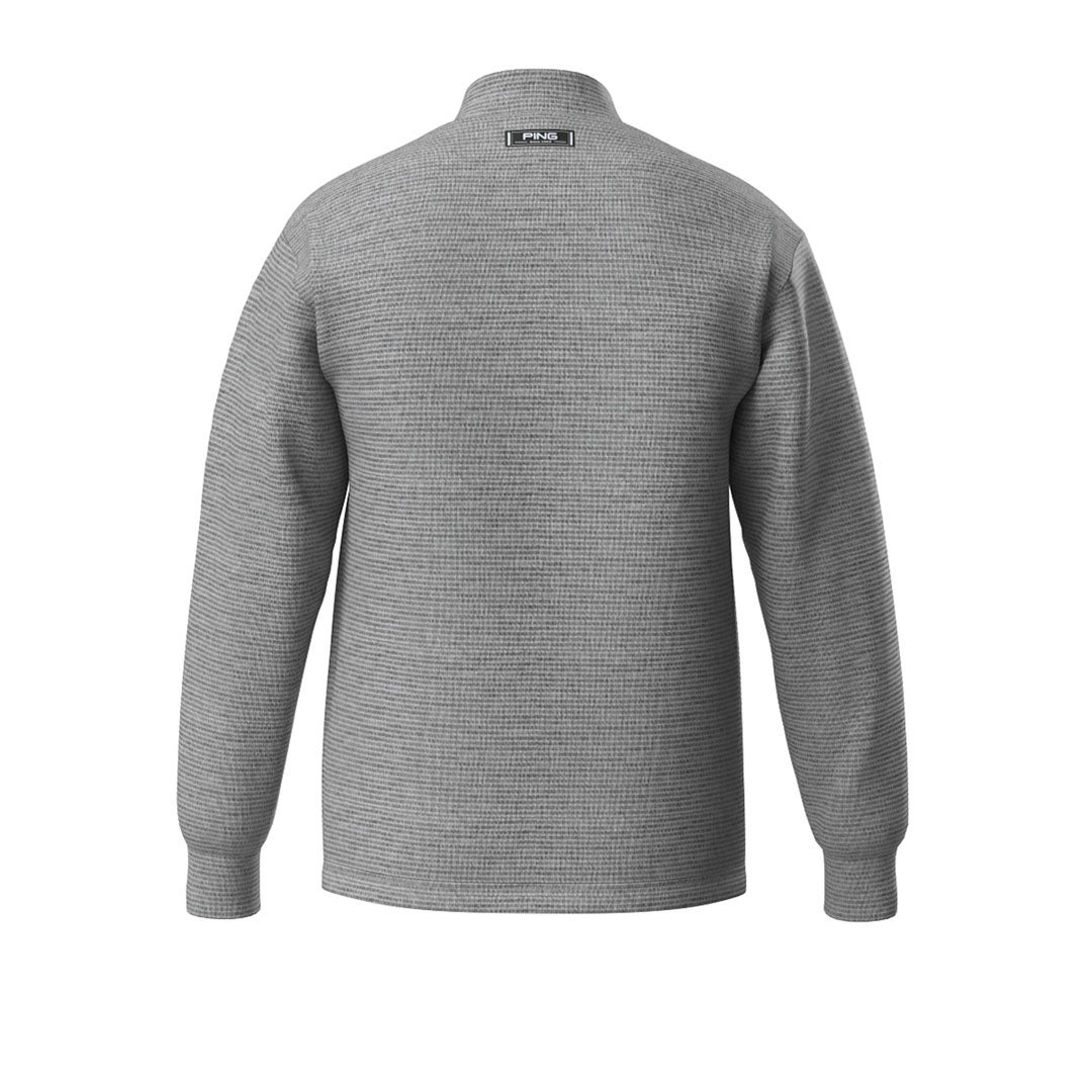 ピン アパレル PING APPAREL メンズ 冷感ポンチハイネックシャツ ＜NATIVE＞ (MENS) PIMA63C グレー 詳細7