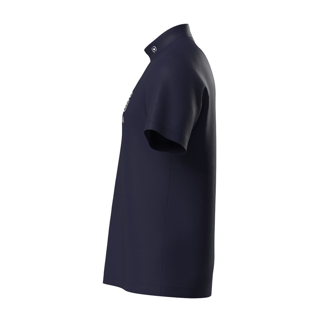 ピン アパレル PING APPAREL メンズ アップリケ半袖ハイネックシャツ ＜NATIVE＞ (MENS) PIMA63E ネイビー 詳細7