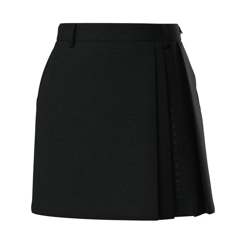 ピン アパレル PING APPAREL レディース 全方向ストレッチドビーサイドプリーツスカート ＜PERFORMANCE＞ (LADIES) PILA62N ブラック 詳細1