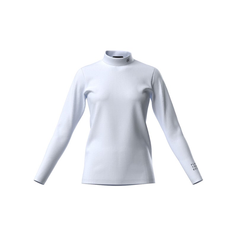 ピン アパレル PING APPAREL レディース ハニカムメッシュ/ベア天竺 レイヤードツインセット ＜PERFORMANCE＞ (LADIES) PILA62U ホワイト 詳細2