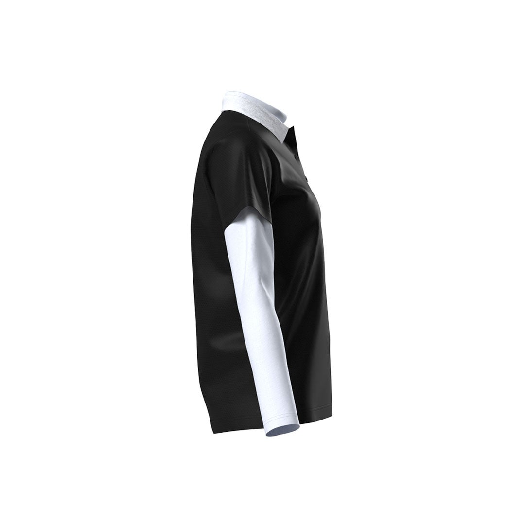 ピンアパレル]【PING APPAREL】ハニカムメッシュ/ベア天竺 レイヤード
