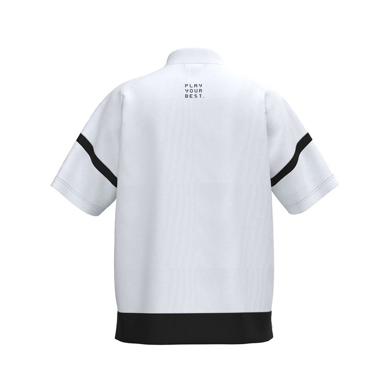 ピン アパレル PING APPAREL レディース レイブロックエコ配色切替半袖ハイネックシャツ (PERFORMANCE) PILA63G ホワイト 詳細2