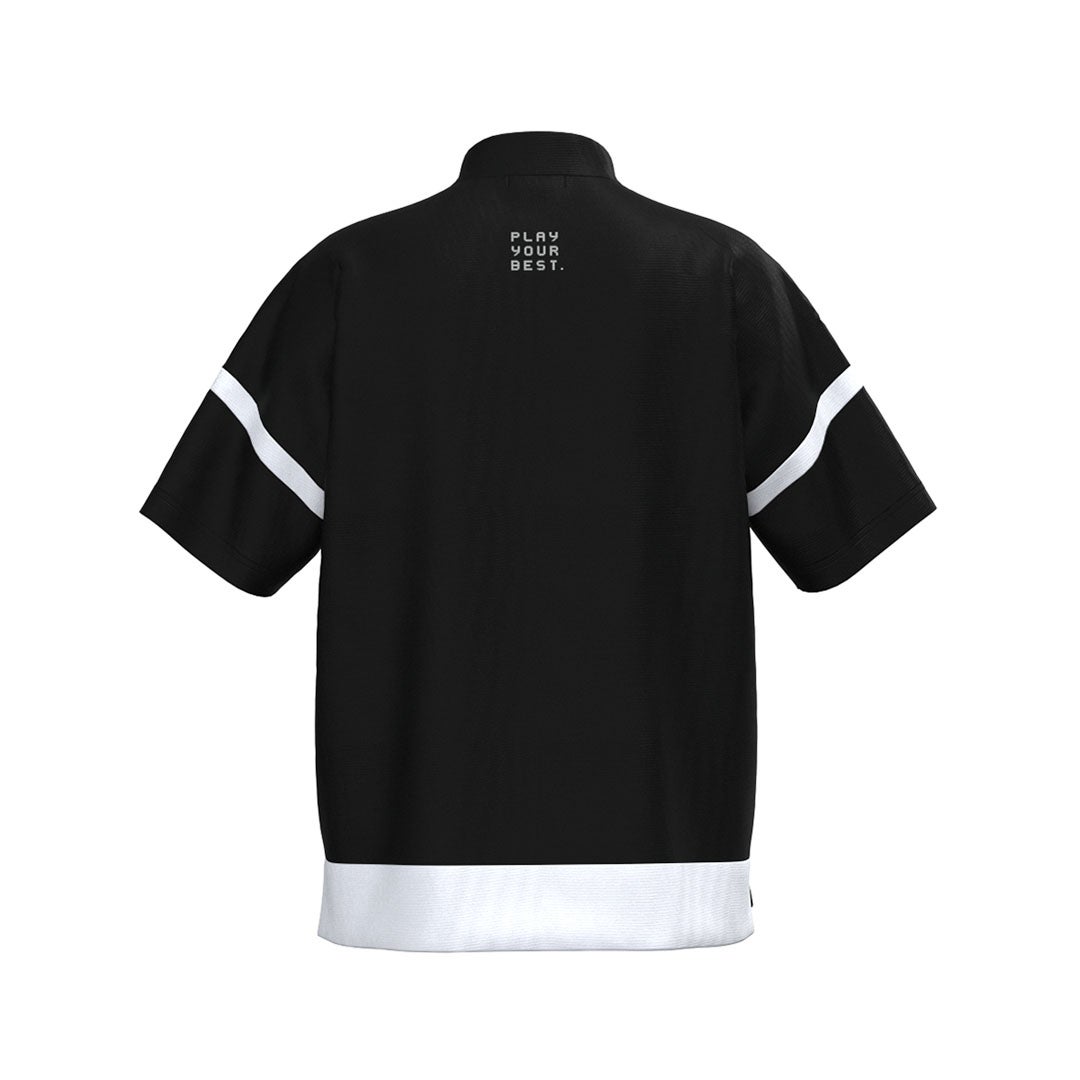 ピン アパレル PING APPAREL レディース レイブロックエコ配色切替半袖ハイネックシャツ (PERFORMANCE) PILA63G ブラック 詳細4