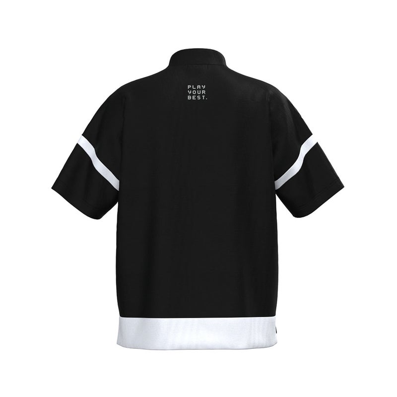 ピン アパレル PING APPAREL レディース レイブロックエコ配色切替半袖ハイネックシャツ (PERFORMANCE) PILA63G ブラック 詳細4