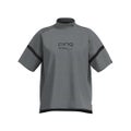 ピン アパレル PING APPAREL レディース レイブロックエコ配色切替半袖ハイネックシャツ (PERFORMANCE) PILA63G グレー 詳細5