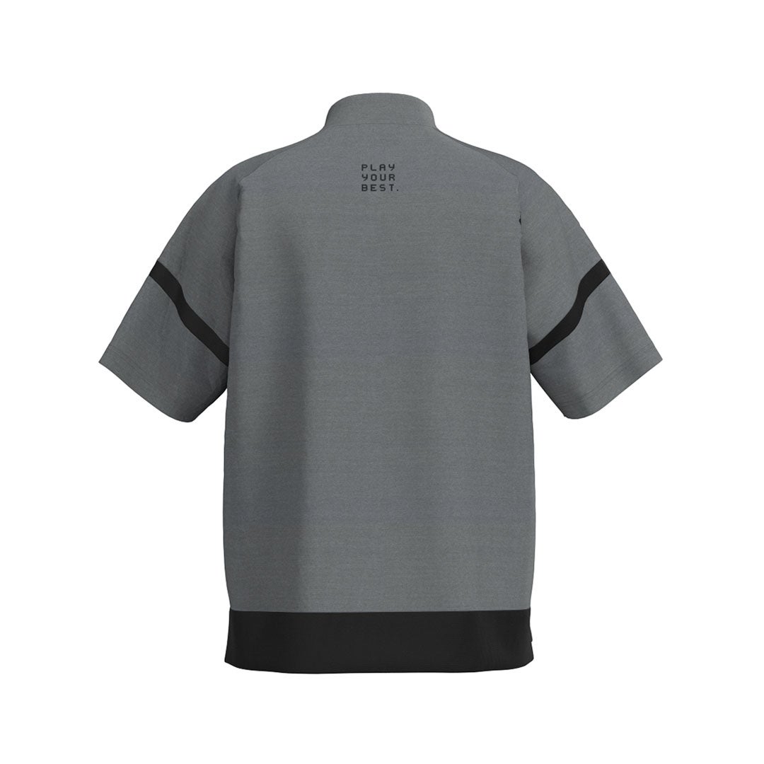 ピン アパレル PING APPAREL レディース レイブロックエコ配色切替半袖ハイネックシャツ (PERFORMANCE) PILA63G グレー 詳細