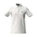 ピン アパレル PING APPAREL メンズ バイアスチェックプリントEPIX変形ストレッチサッカー半袖ポロシャツ (NATIVE) PIMA62Z ホワイト 詳細1