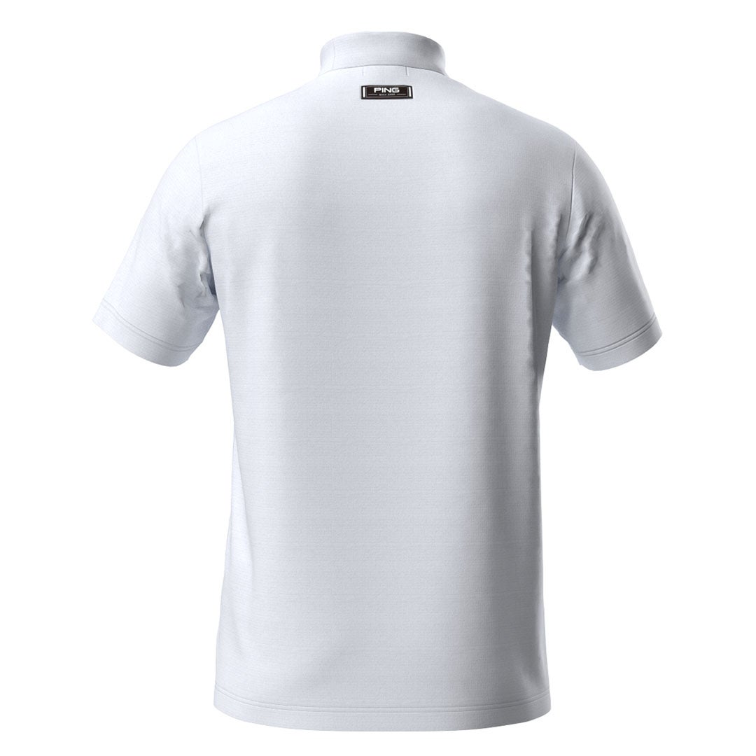 PING APPAREL ピンアパレル メンズ SNAPTEXカノコインレーMr.PINGプリント半袖ハイネックカットソー (NATIVE) ホワイト 詳細2