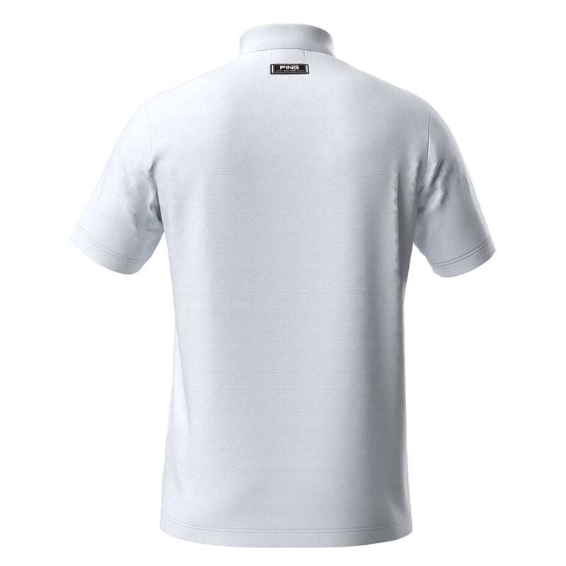 PING APPAREL ピンアパレル メンズ SNAPTEXカノコインレーMr.PINGプリント半袖ハイネックカットソー (NATIVE) ホワイト 詳細2