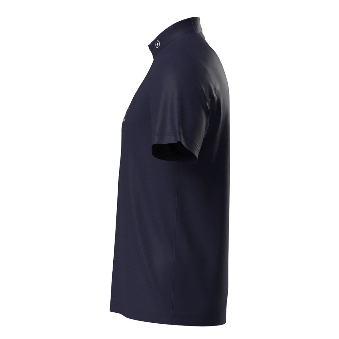 PING APPAREL ピンアパレル メンズ SNAPTEXカノコインレーMr.PINGプリント半袖ハイネックカットソー (NATIVE) ネイビー 詳細7