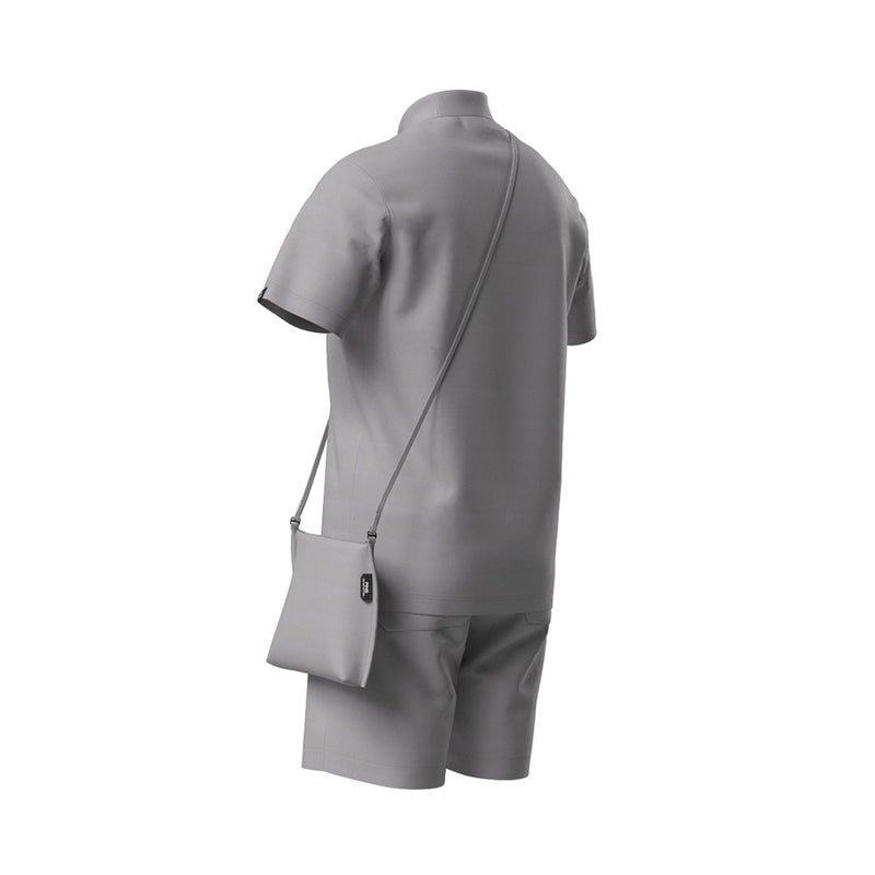 PING APPAREL ピンアパレル メンズ 全方向ストレッチドットメッシュ半袖ハイネックシャツ×ショートパンツ (PERFORMANCE) グレー 詳細4