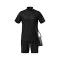 PING APPAREL ピンアパレル メンズ 全方向ストレッチドットメッシュ半袖ハイネックシャツ×ショートパンツ (PERFORMANCE) ブラック 詳細11