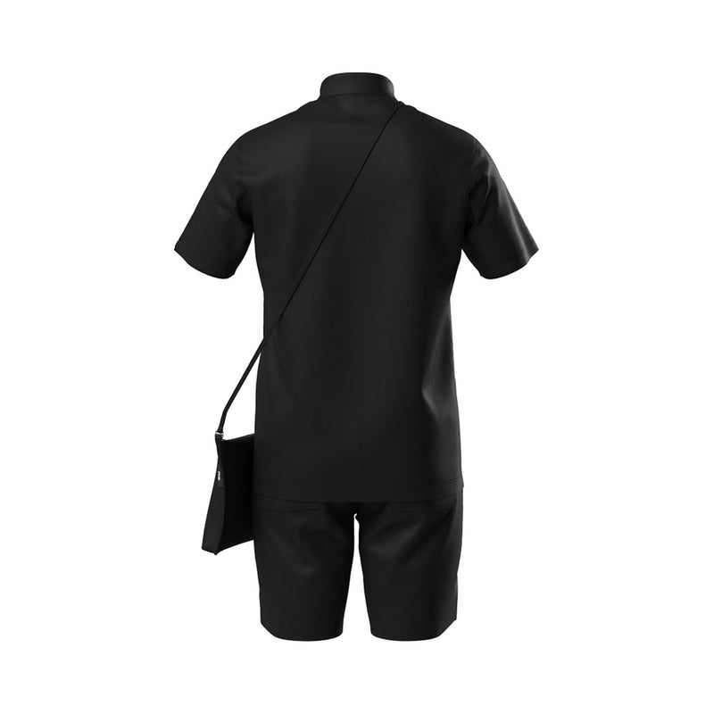PING APPAREL ピンアパレル メンズ 全方向ストレッチドットメッシュ半袖ハイネックシャツ×ショートパンツ (PERFORMANCE) ブラック 詳細12