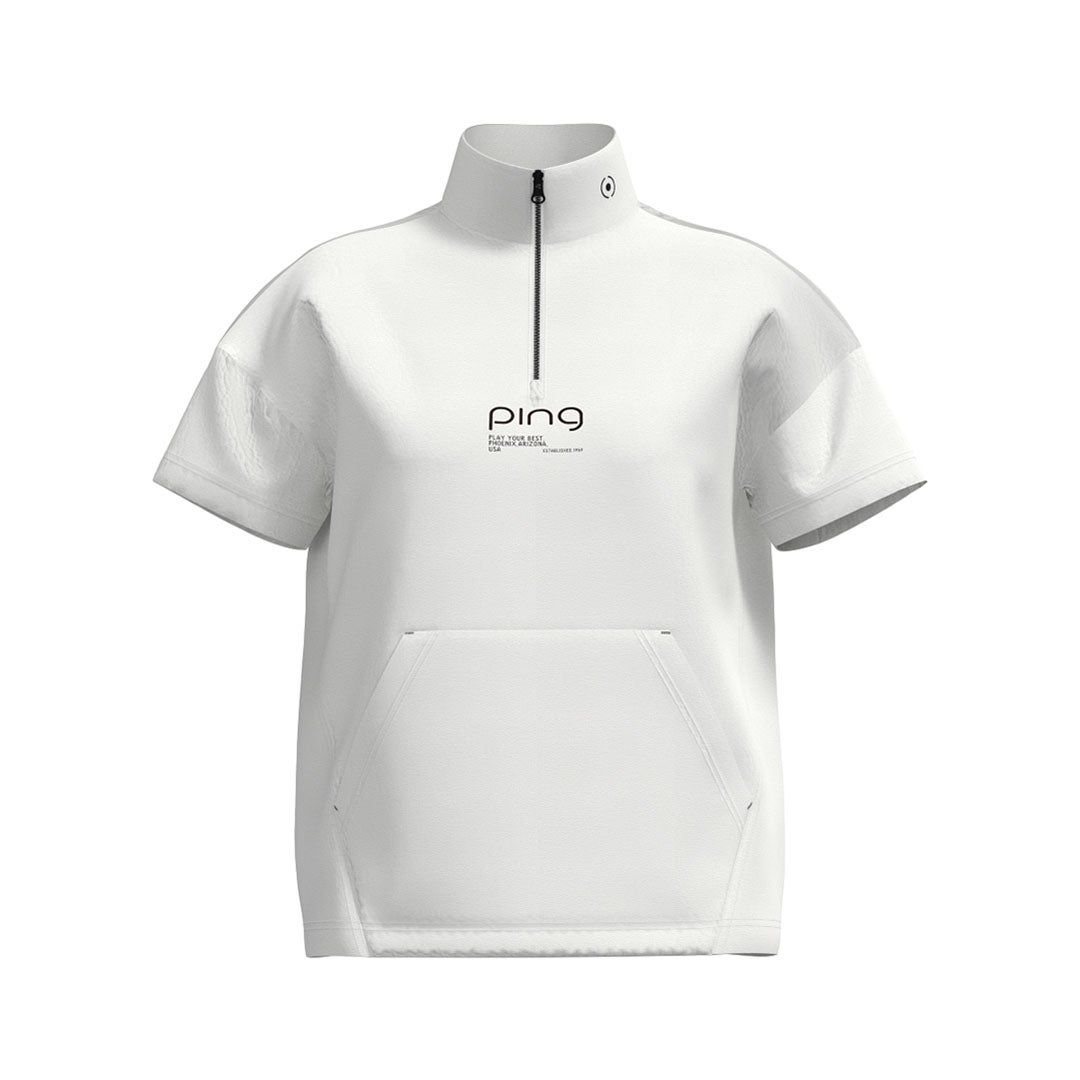 PING APPAREL レディース 半袖シャツ ホワイト 詳細
