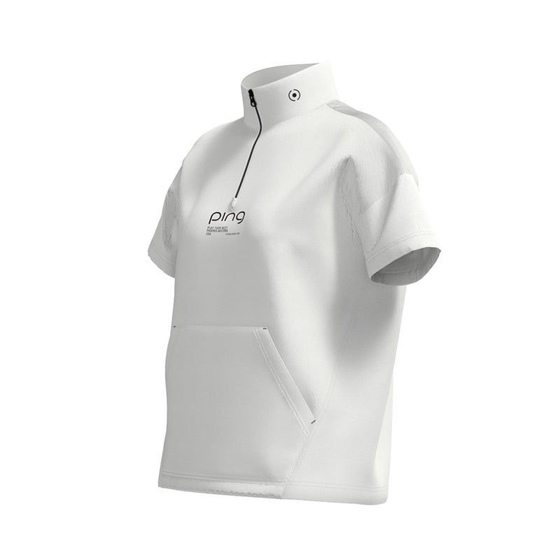 PING APPAREL レディース 半袖シャツ ホワイト 詳細2