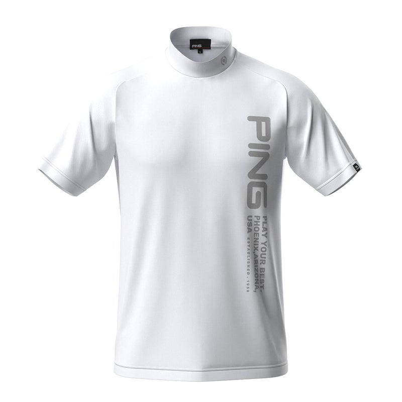 PING APPAREL ピンアパレル メンズ 半袖シャツ ホワイト