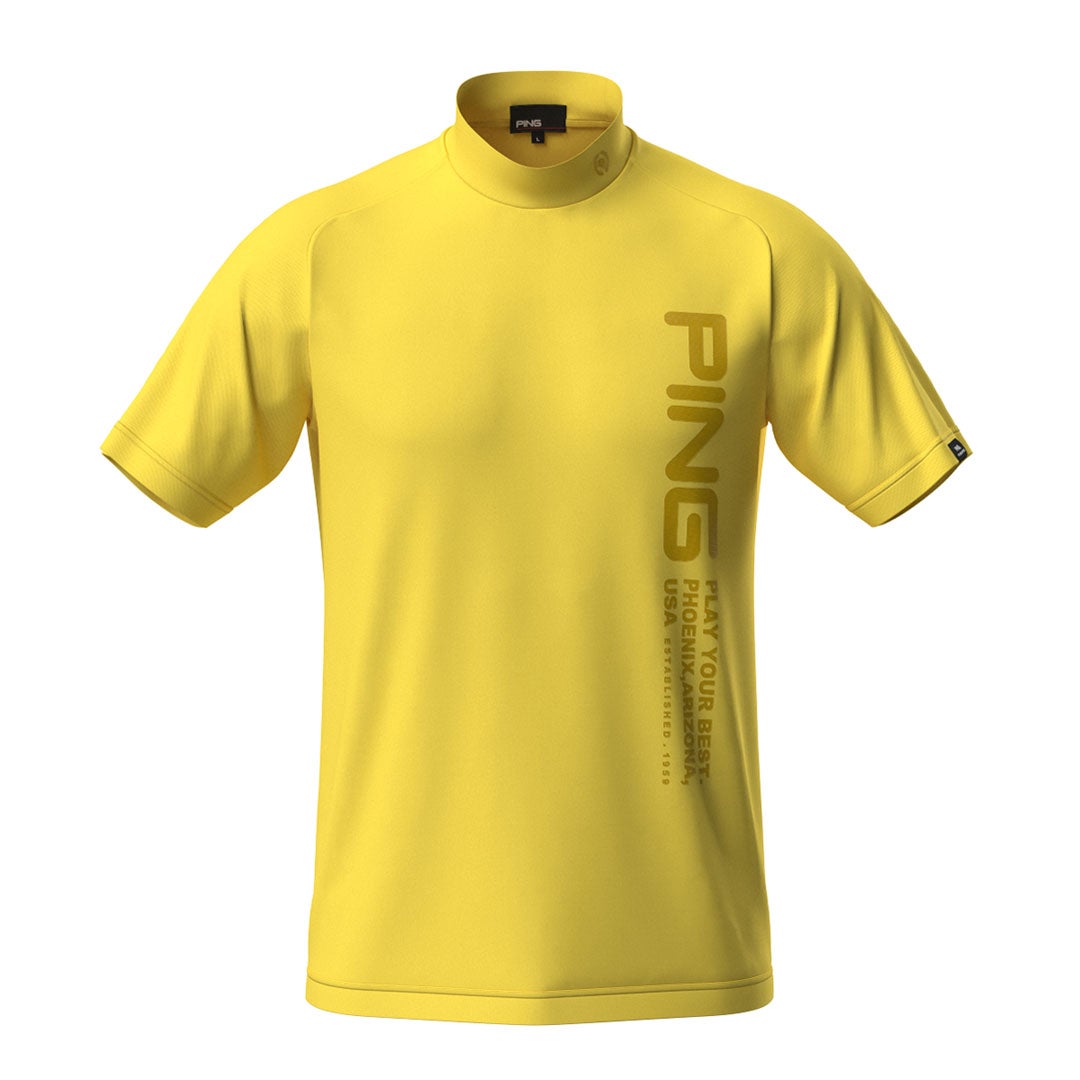 PING APPAREL ピンアパレル メンズ 半袖シャツ イエロー