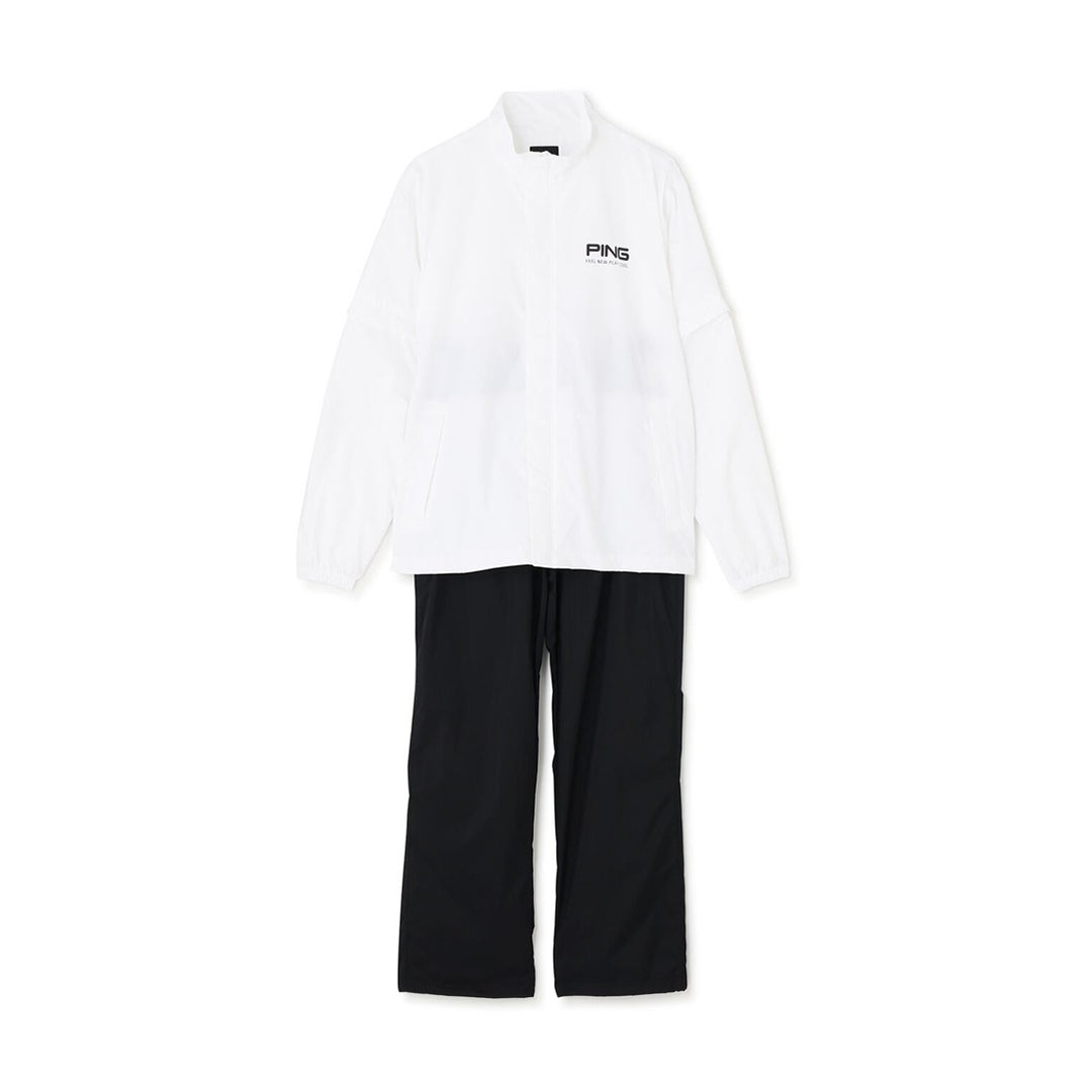 PING APPAREL ピンアパレル メンズ レインウェア上下セット ホワイト