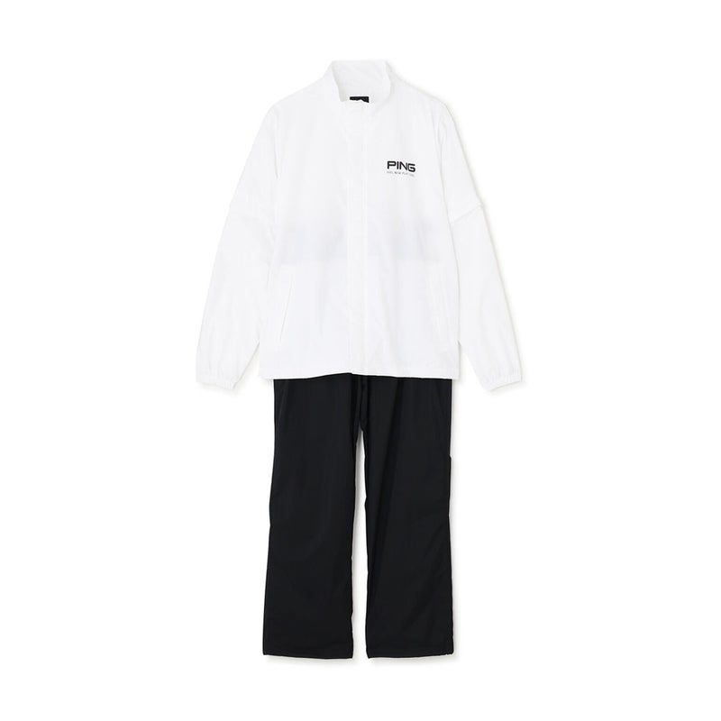 PING APPAREL ピンアパレル メンズ レインウェア上下セット ホワイト