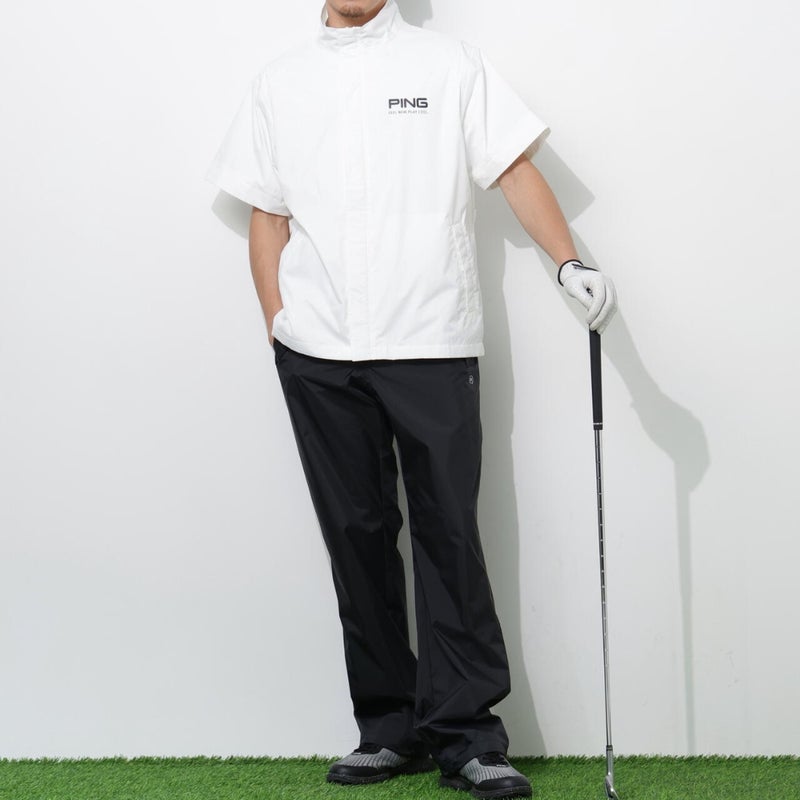 PING APPAREL ピンアパレル メンズ レインウェア上下セット ホワイト 詳細2