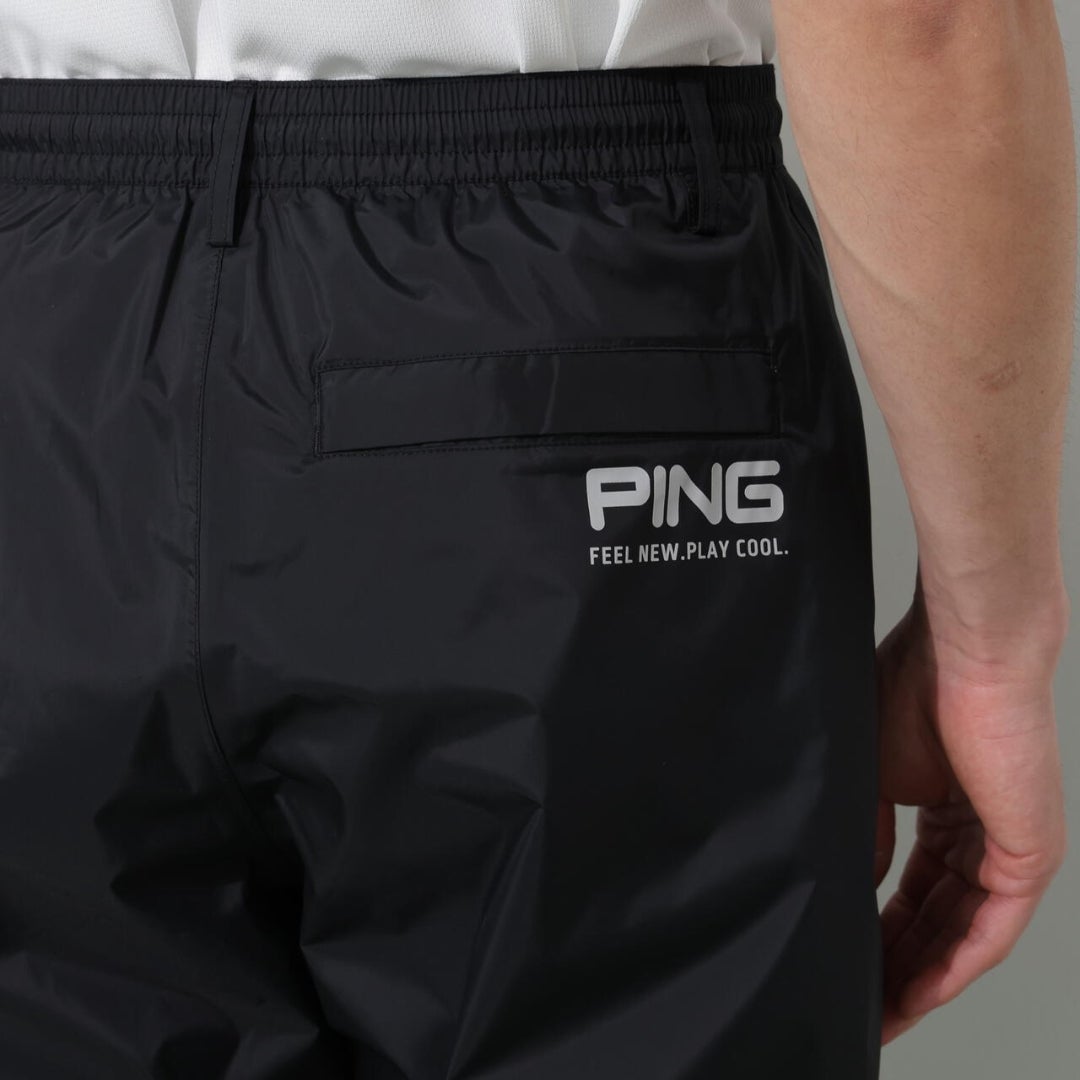 PING APPAREL ピンアパレル メンズ レインウェア上下セット ブラック 詳細11