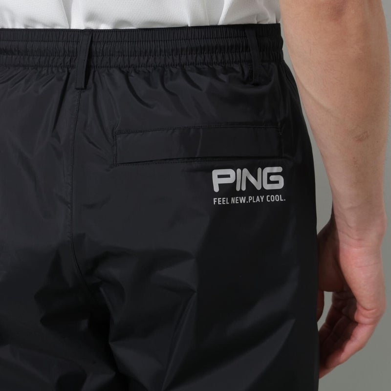 PING APPAREL ピンアパレル メンズ レインウェア上下セット ブラック 詳細11