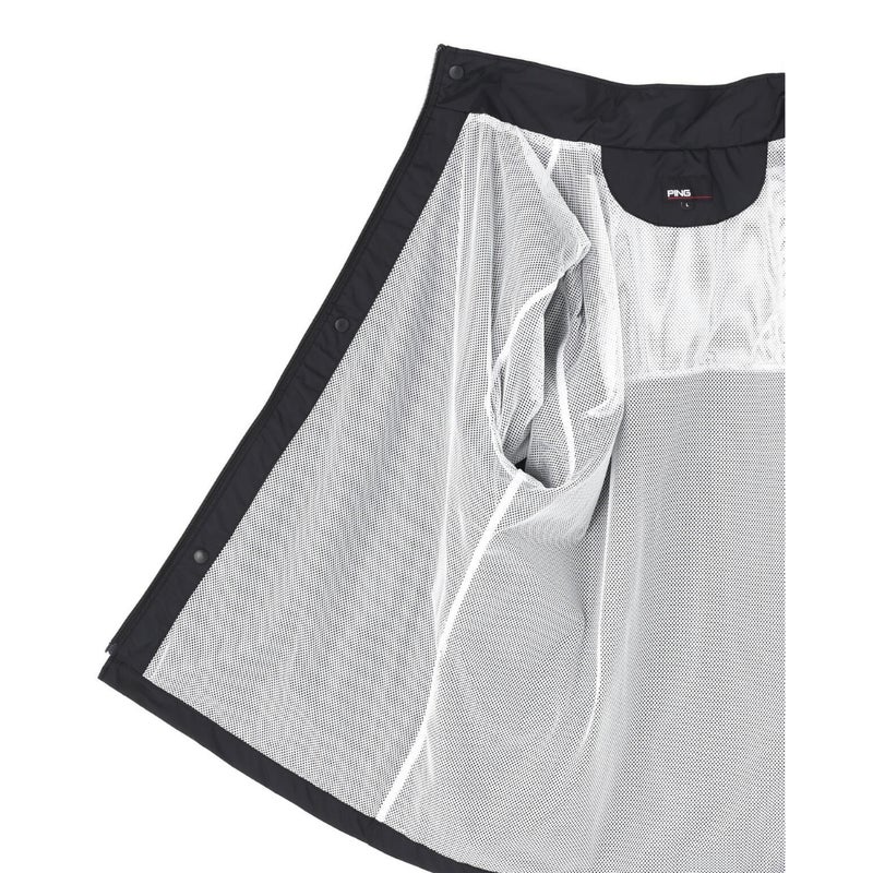 PING APPAREL ピンアパレル メンズ レインウェア上下セット ブラック 詳細13