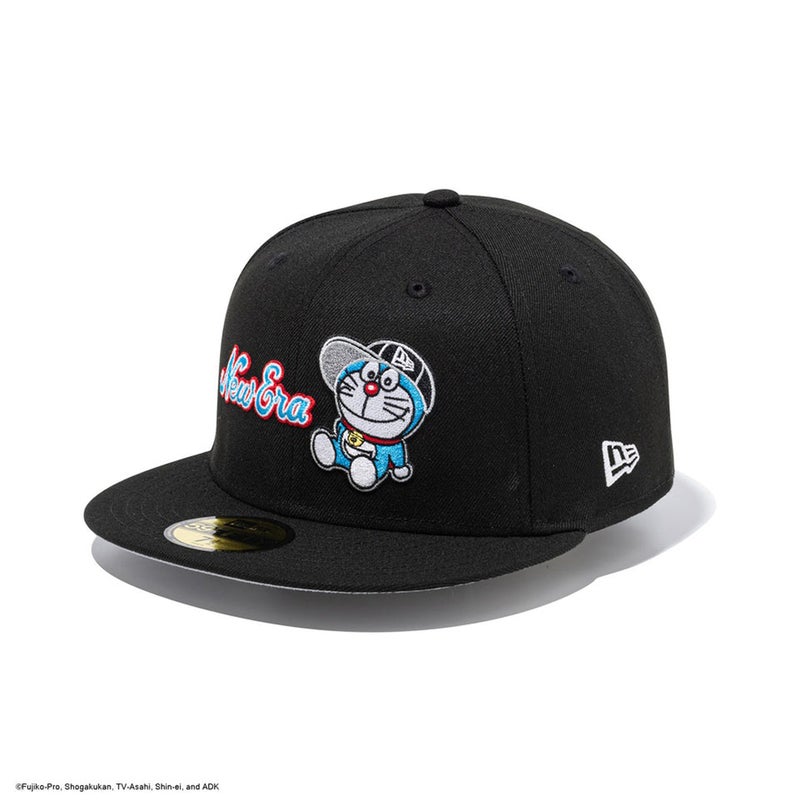[ニューエラ]メンズ 59FIFTY ドラえもん New Era キャップ ブラック×マルチカラー 詳細1