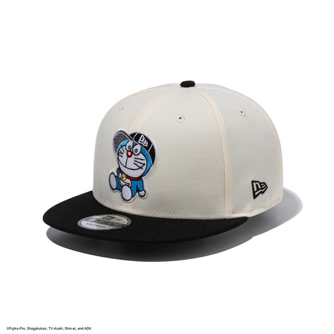 [ニューエラ]メンズ 9FIFTY ドラえもん キャップ クローム ブラックバイザー 詳細1