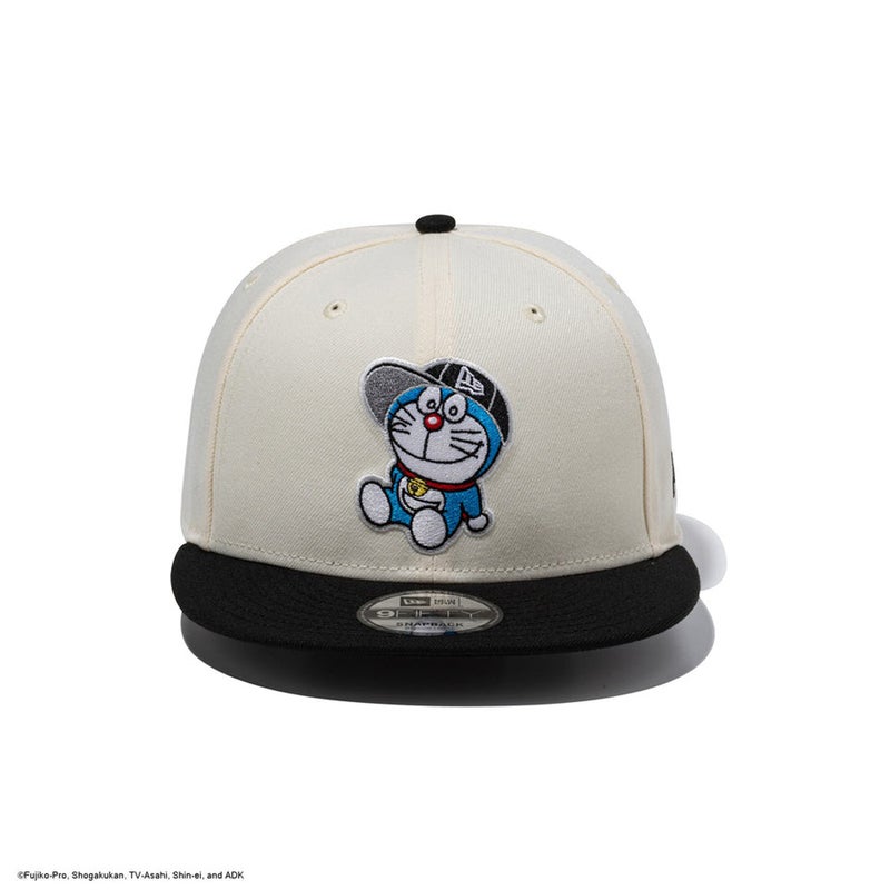 [ニューエラ]メンズ 9FIFTY ドラえもん キャップ クローム ブラックバイザー 詳細2