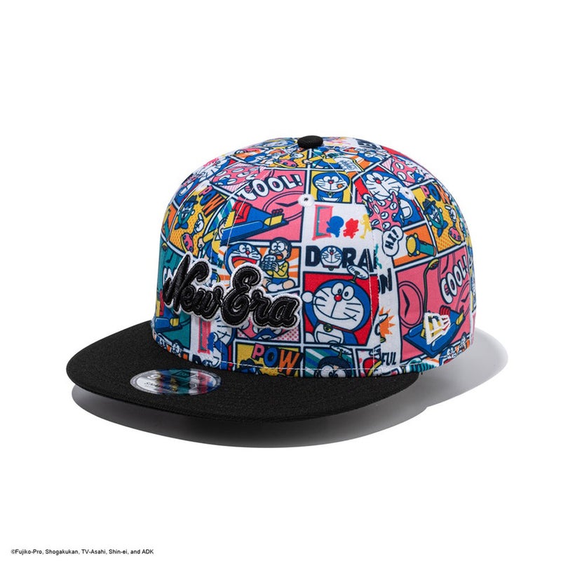 [ニューエラ]メンズ 9FIFTY ドラえもん コミック オールオーバープリント ブラックバイザー 詳細3