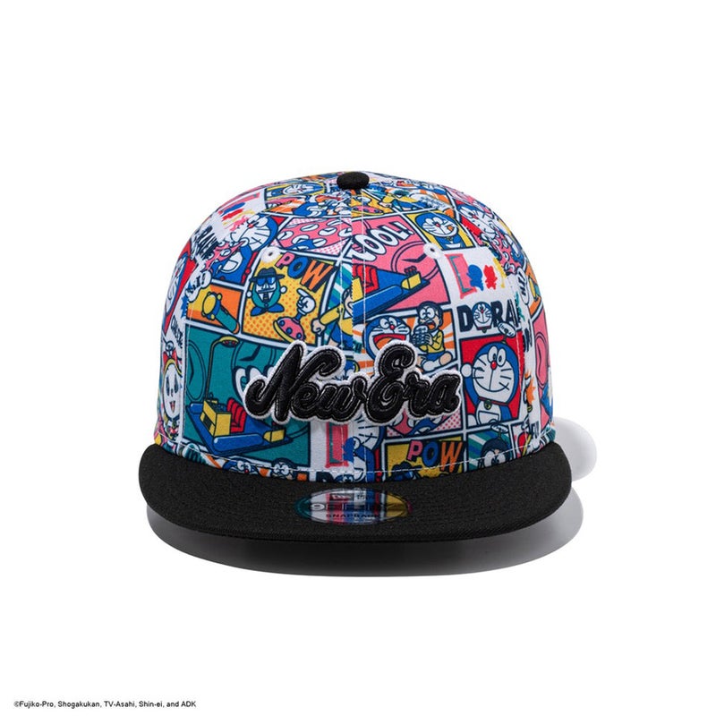 [ニューエラ]メンズ 9FIFTY ドラえもん コミック オールオーバープリント ブラックバイザー 詳細4