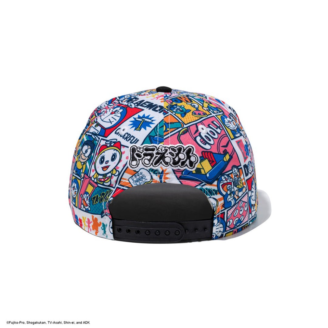 [ニューエラ]メンズ 9FIFTY ドラえもん コミック オールオーバープリント ブラックバイザー 詳細8